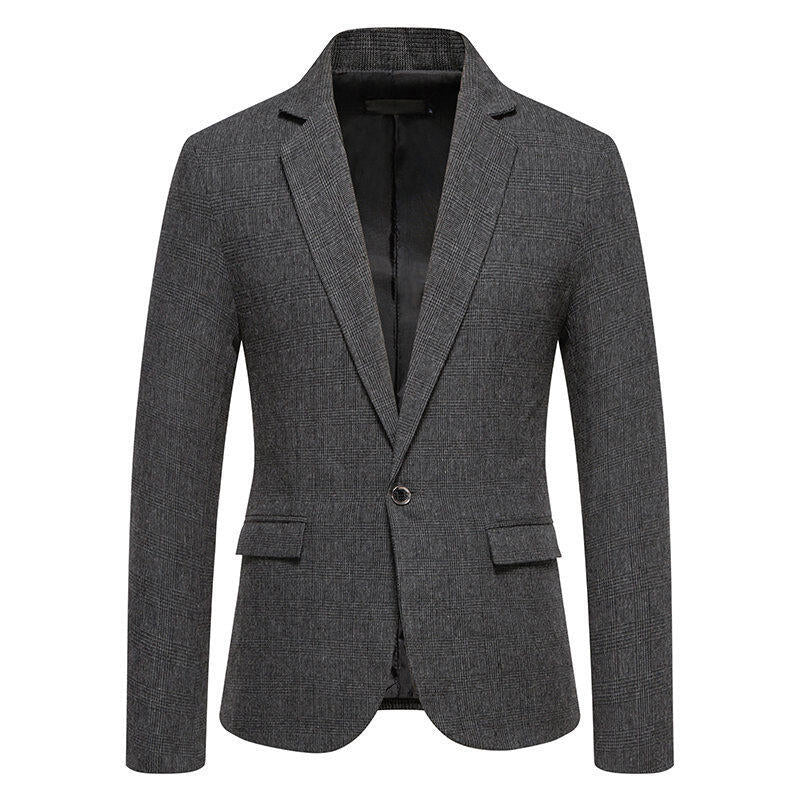 Herren eleganter Blazer im Herringbone-Design Echoarchiv