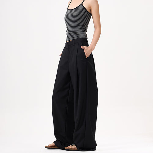 Damen Palazzo‑Hose mit extra weitem Bein, verdecktem Reißverschluss und Bügelfalte Echo Archiv