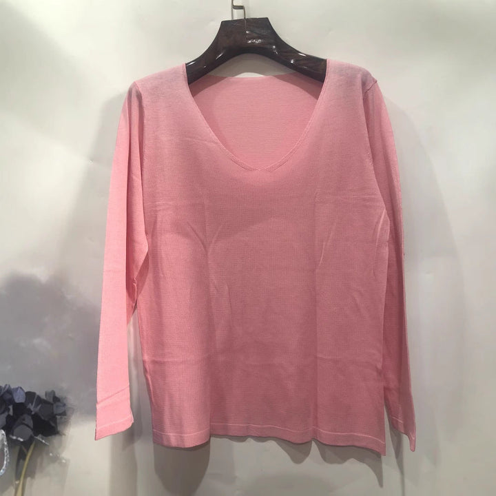 Herren V-Ausschnitt Shirt mit innovativem Strukturdesign Echoarchiv