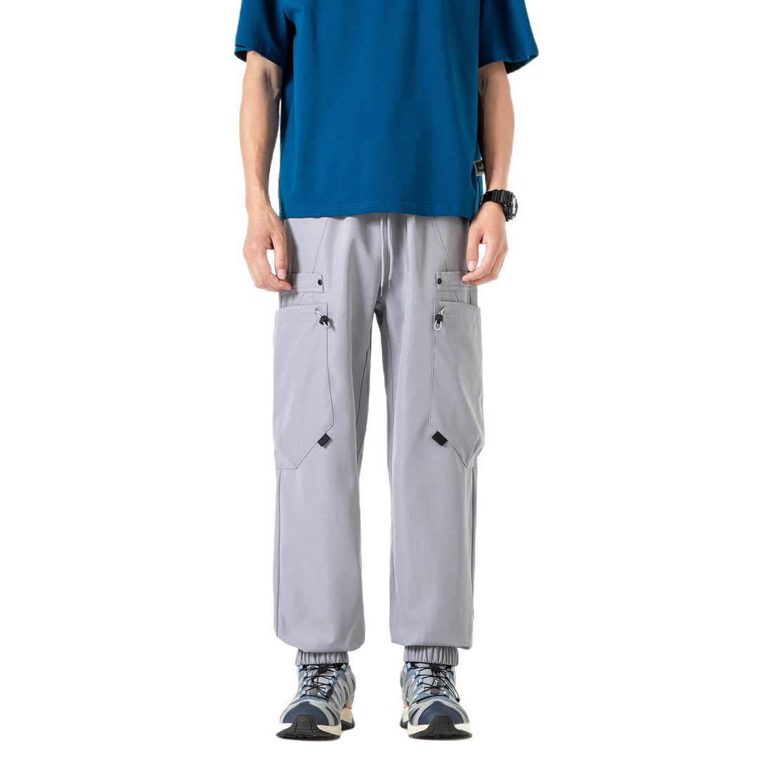 Herren Technische Cargo-Jogginghose mit elastischem Tunnelzugbund und multifunktionalen Klapptaschen Echo Archiv
