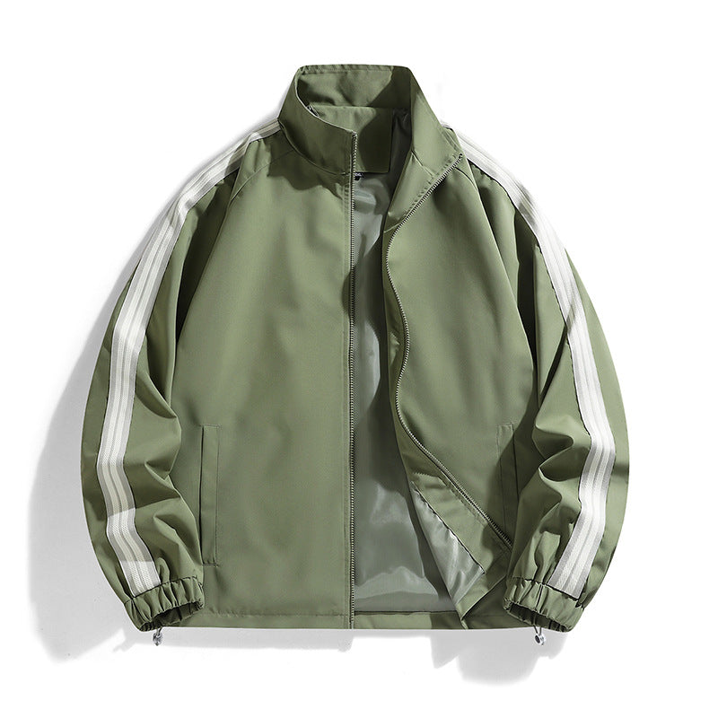 Herren sportliche Trainingsjacke mit atmungsaktiven Einsätzen Echoarchiv