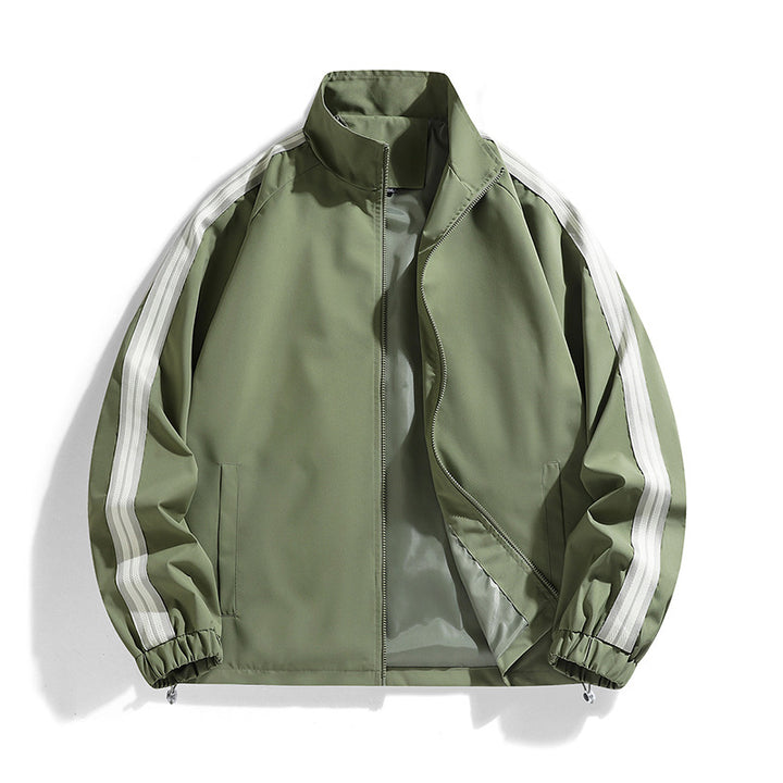 Herren sportliche Trainingsjacke mit atmungsaktiven Einsätzen Echoarchiv