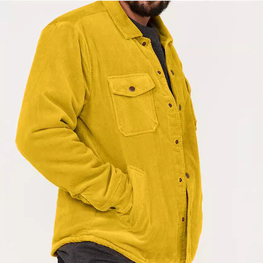 Herren Cordjacke mit praktischen Taschen und stylischem Design Echoarchiv