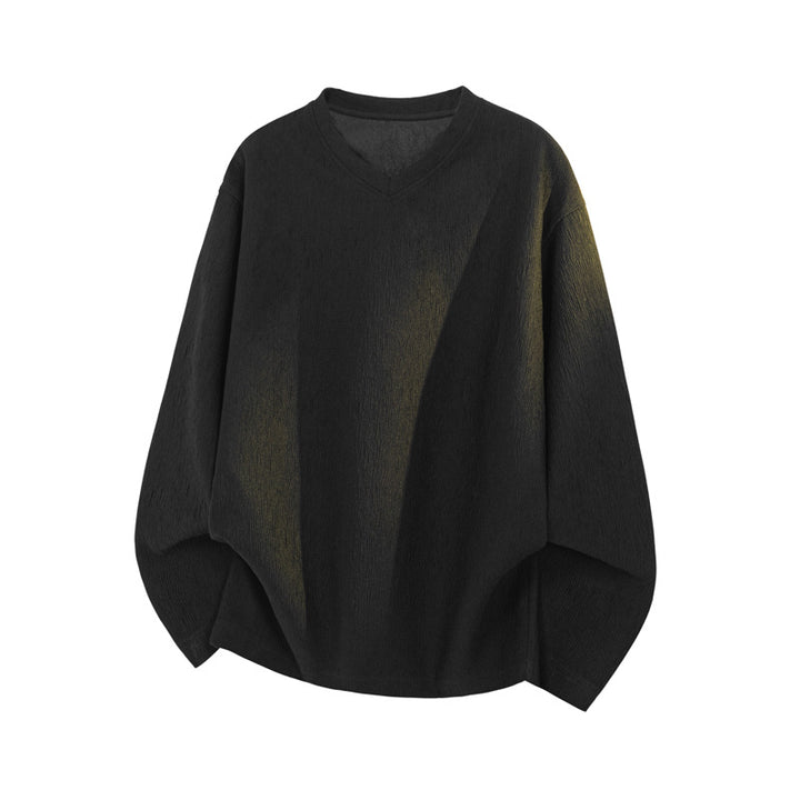 Damen Lässiger Strickpullover mit V-Ausschnitt Echo Archiv