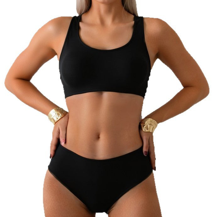 Damen Sportlicher Bikini mit körperbetontem Schnitt – Maréssa