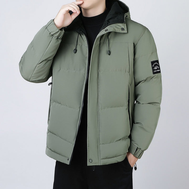 Herren isolierte Thermojacke mit verstellbarer Kapuze Echoarchiv