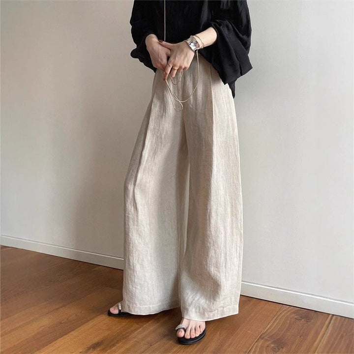 Damen Weite Leinenhose Echoarchiv