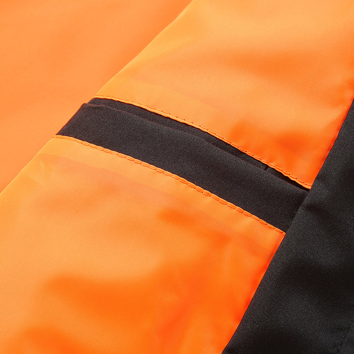 Herren lässige Bomberjacke mit praktischen Reißverschlusstaschen und hohem Kragen Echoarchiv