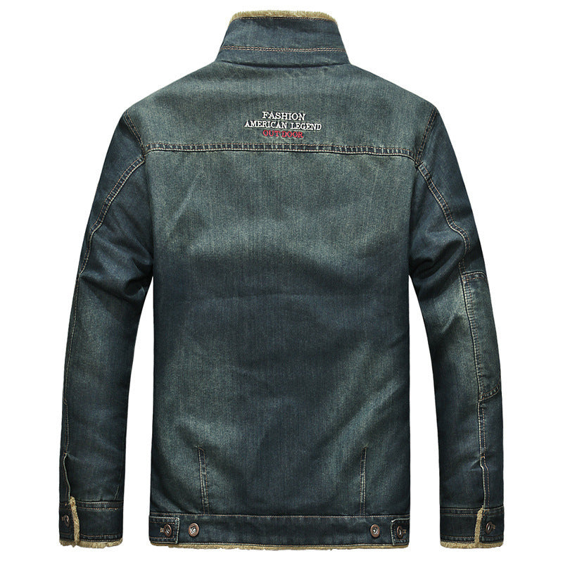 Herren Denimjacke mit kuscheligem Fleecefutter Echo Archiv