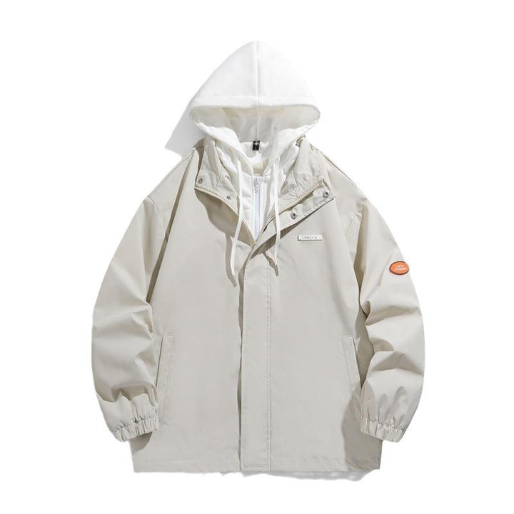 Damen Modische Übergangsjacke mit Kapuze und verstellbaren Bündchen Echo Archiv