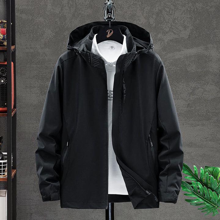 Herren Funktionsjacke mit verstellbarer Kapuze Echo Archiv
