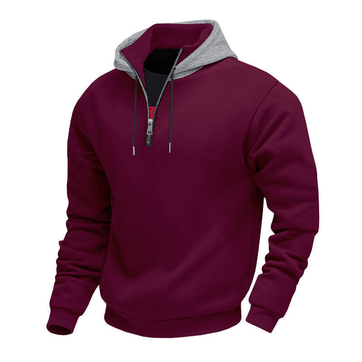 Herren Sweatshirt mit Reißverschluss und hohem Kragen Echoarchiv