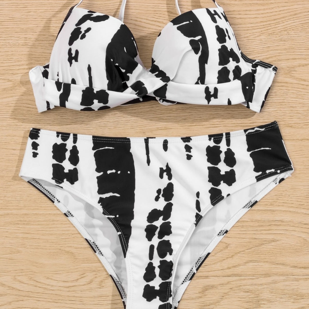 Damen Bügel-Bikini mit innovative Knotendetails Echo Archiv