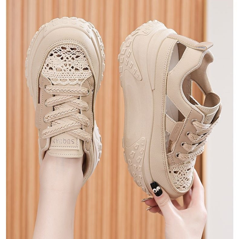 Damen Sportliche Sneaker mit luftiger Netzstruktur und extra hohem Komfort Echo Archiv
