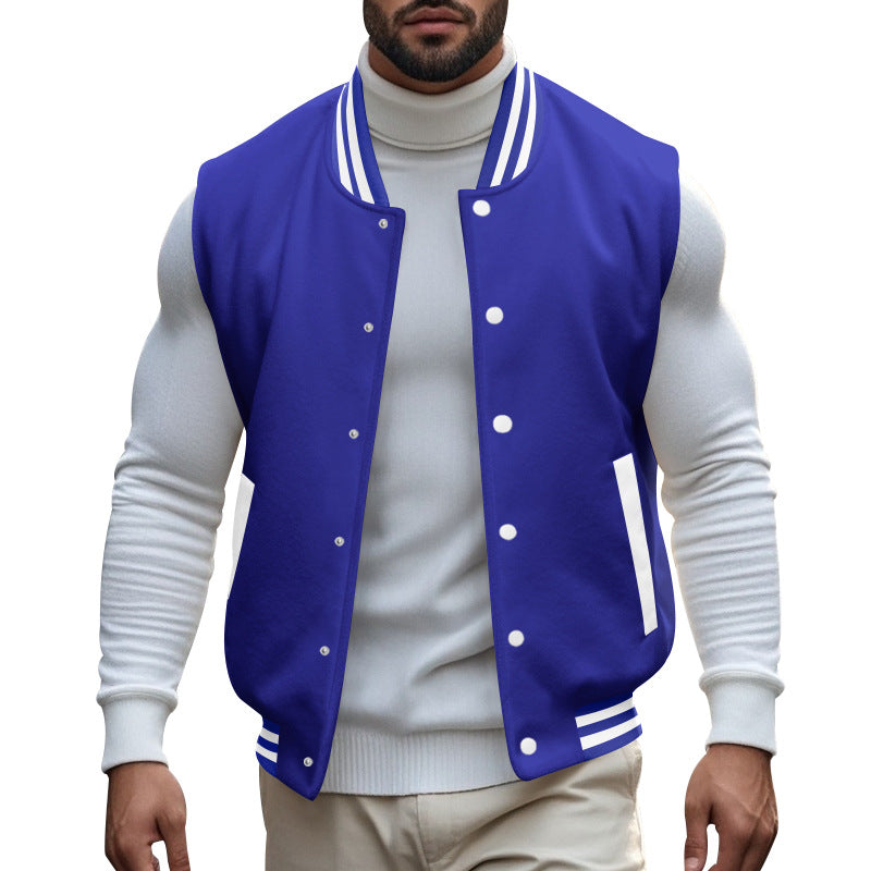 Herren trendige Collegejacke mit sportlichem Schnitt Echoarchiv