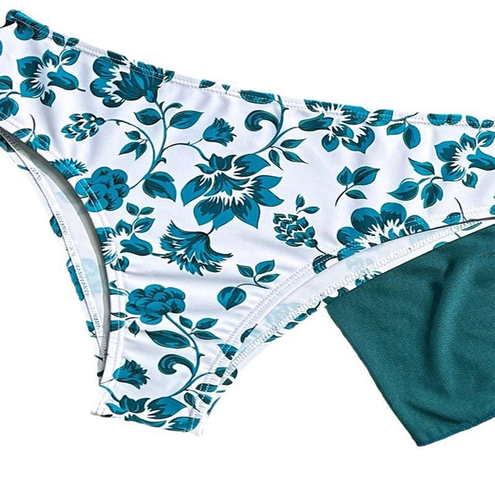 Damen Triangel-Bikini-Set mit floralem Wickelrock Echo Archiv
