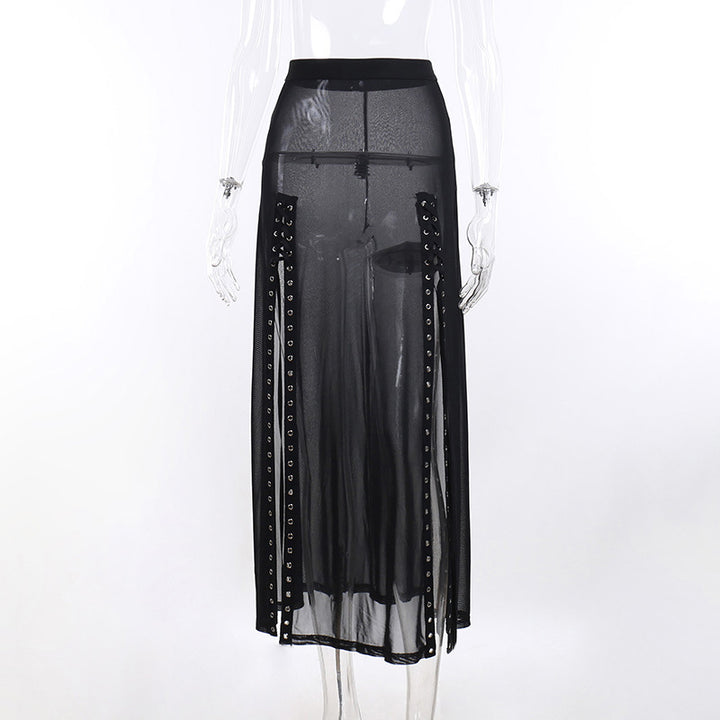 Damen figurbetonte Bluse mit Rüschendetails und Schnürung Echo Archiv