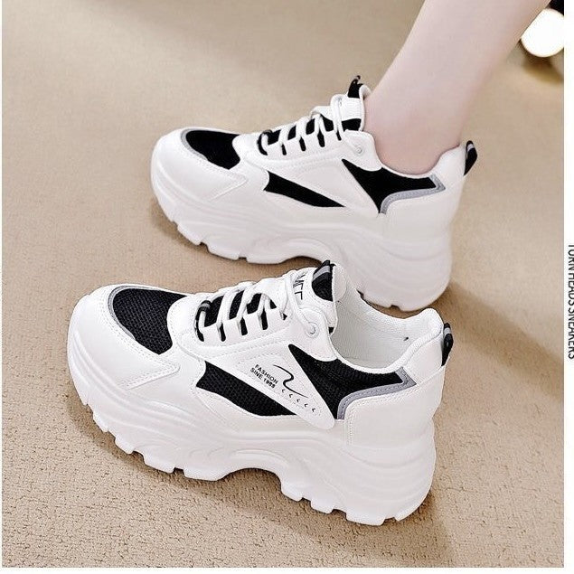 Damen High-Top Sneakers mit trendigem Chunky-Design und atmungsaktiver Obermaterialkombination Echo Archiv