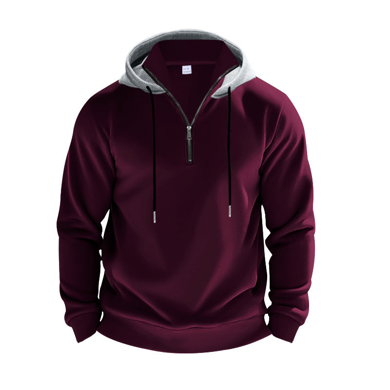 Herren Kapuzenpullover mit modernem Reißverschluss und stylischem Schnitt Echoarchiv