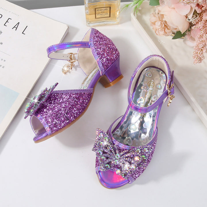Mädchen Elegante Ballerina Sandalen mit Glitzer und Strass Echo Archiv