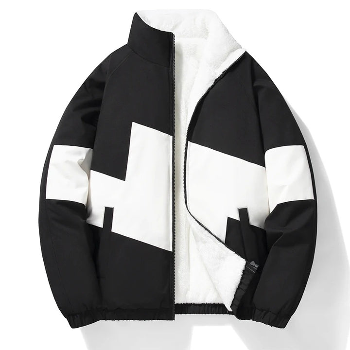 Herren lässige Freizeitjacke mit auffälligem Design Echoarchiv