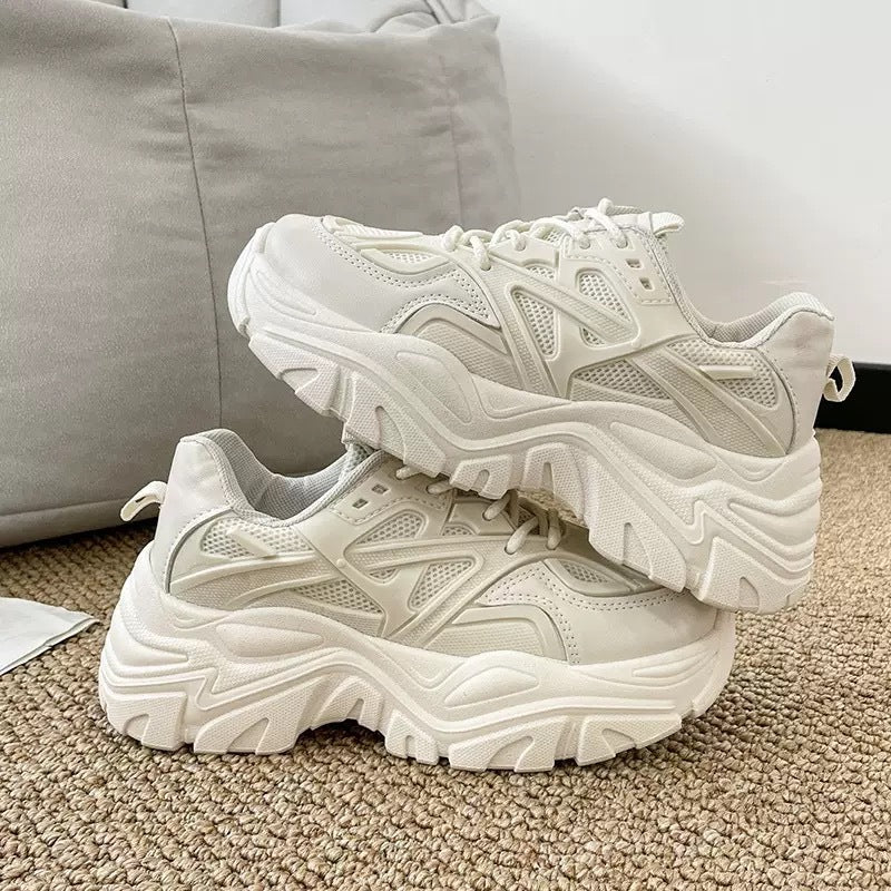 Damen Sportliche Chunky Sneaker mit atmungsaktiver Mesh-Oberfläche Echo Archiv