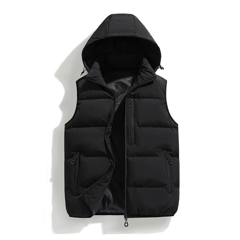 Herren Wattierte Outdoor-Weste mit Kapuze Echo Archiv