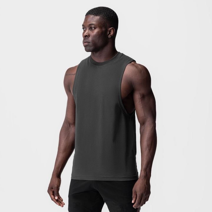 Herren Sportliches Muskelshirt mit weitem Armloch Echoarchiv