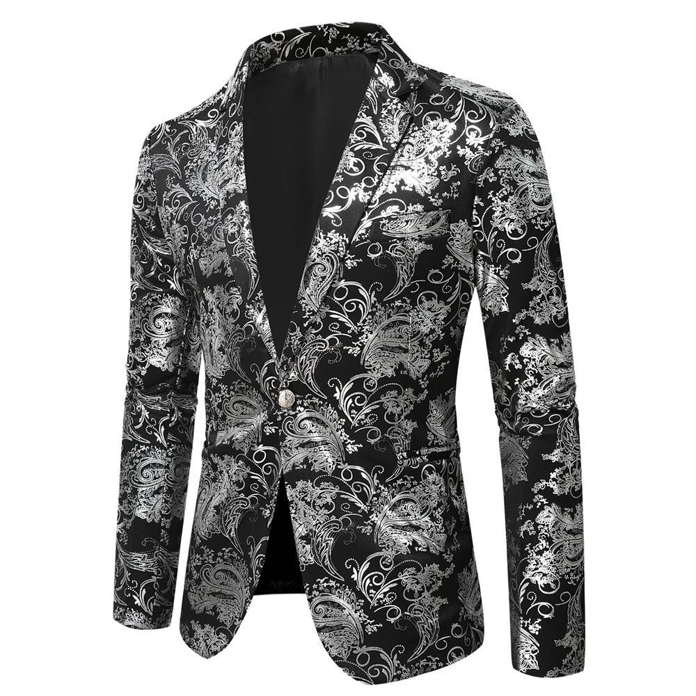 Herren eleganter Goldmuster Blazer Echoarchiv