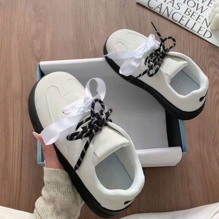 Damen Komfortable Sneakers mit verspieltem Schleifen-Design Echo Archiv