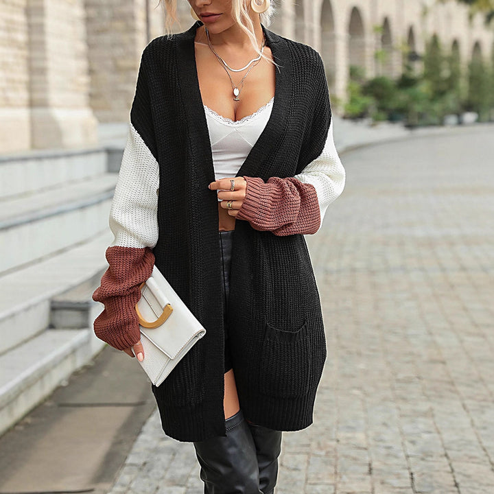Damen Eleganter Strick-Cardigan mit lockeren Ärmeln Echo Archiv