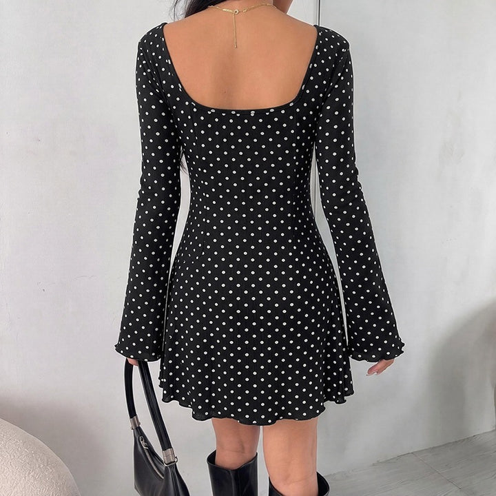 Damen Verspieltes Polka-Dots Minikleid Echo Archiv