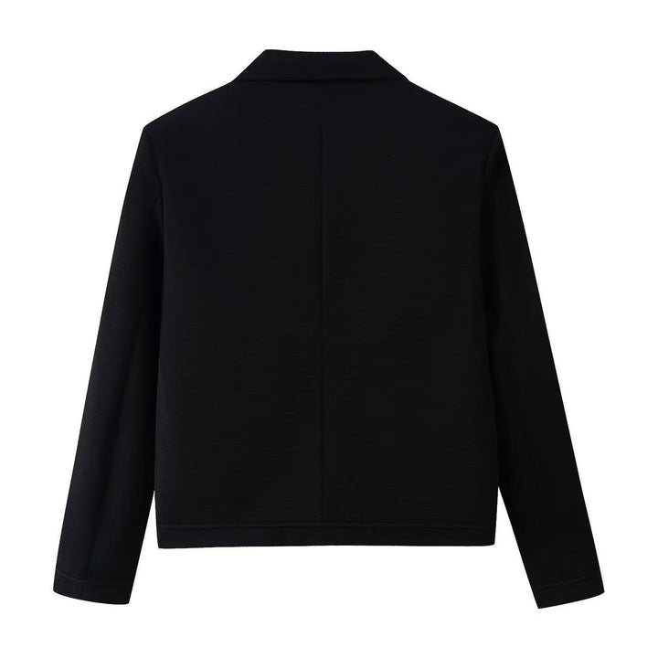 Damen Kurze militärisch inspirierte Jacke mit Knoten- und Kordelverschlüssen Echoarchiv