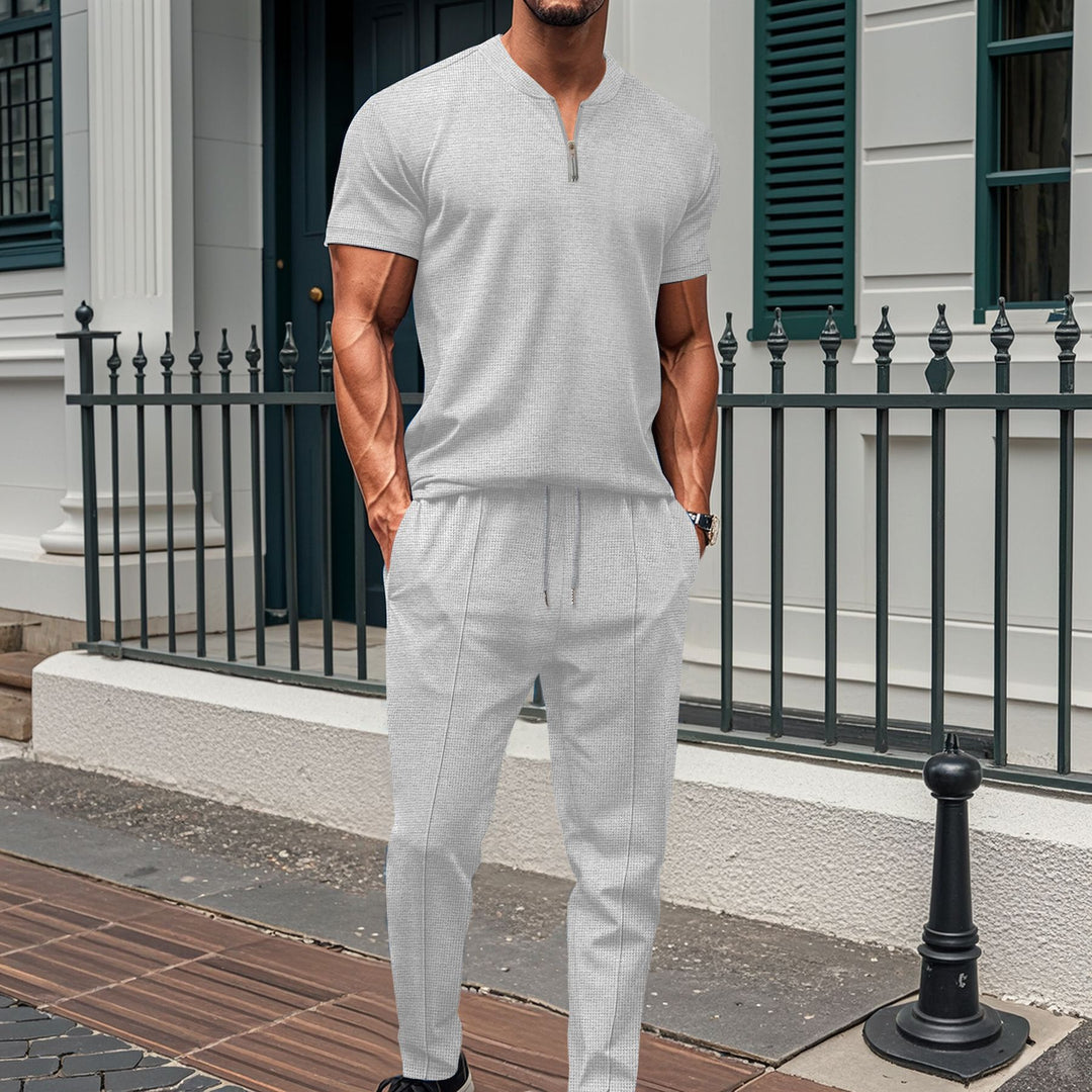 Herren Sportliches Oberteil und Jogginghose Set Echoarchiv