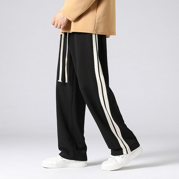 Herren Relaxed-Fit Lounge‑Hose mit markanten Seitenstreifen & verstellbarem Tunnelzug Echo Archiv