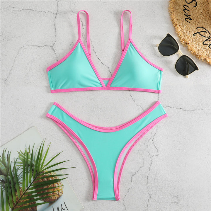 Damen Triangel-Bikini mit eleganter Naht und sportlichem Schnitt Echo Archiv