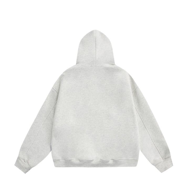 Damen Oversize-Kapuzenpullover mit Strassapplikationen und Relaxed-Schnitt Echoarchiv