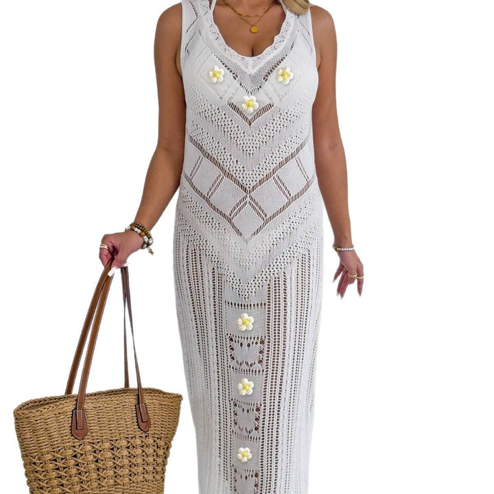 Damen Häkel-Kleid mit floralem Design Echo Archiv