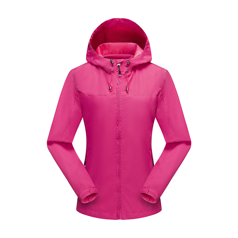 Herren ultraleichte packbare Regenjacke mit verstellbarer Kapuze und elastischen Manschetten Echo Archiv