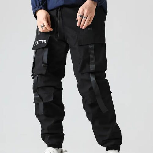Herren Technische Utility-Cargohose mit Multifachtaschen, verstellbaren Gurtbändern & elastischen Saumbündchen Echo Archiv