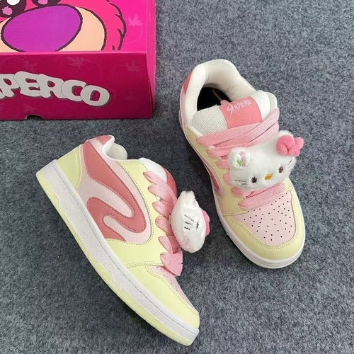 Damen Sportliche Sneakers mit niedlichem Tierdesign Echo Archiv