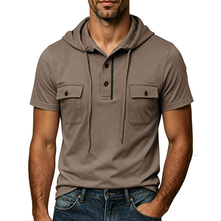 Herren Kurzarm-Hoodie von Echoarchiv