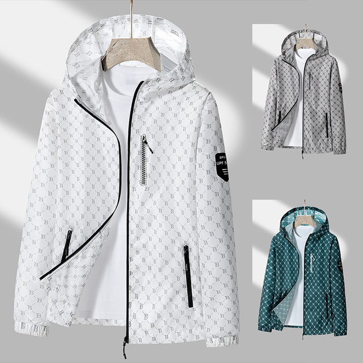 Herren Atmungsaktive Windjacke mit reflektierenden Details Echoarchiv