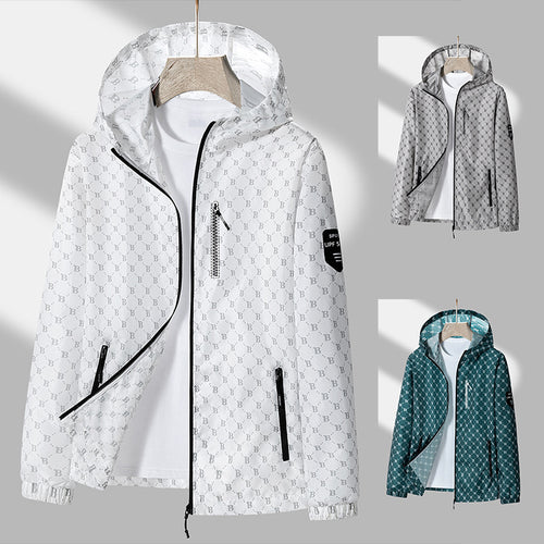 Herren Atmungsaktive Windjacke mit reflektierenden Details Echoarchiv