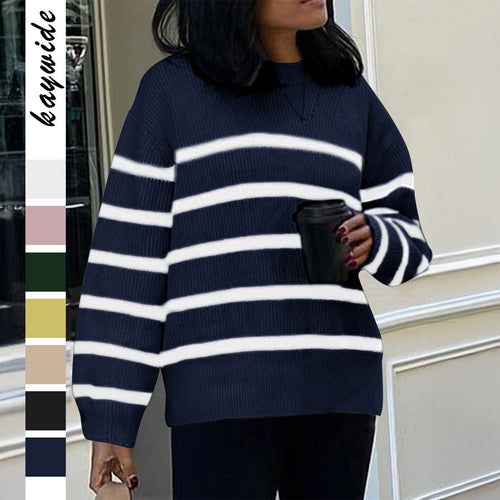 Damen nan oversized Mohair-Strickpullover mit weitem Carmen-Boat-Ausschnitt und flauschiger Struktur Echo Archiv