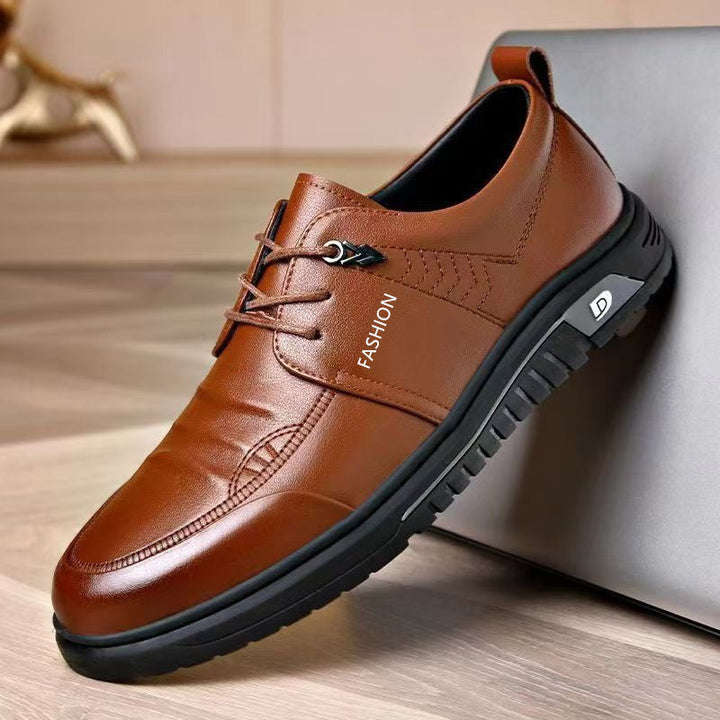 Herren Elegante Schnürschuhe aus hochwertigem Leder mit rutschfester Sohle – Tavélo
