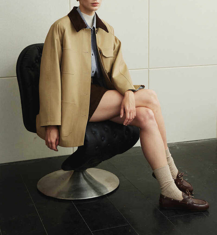 Damen Modische Jacke mit klassischem Schnitt Echoarchiv