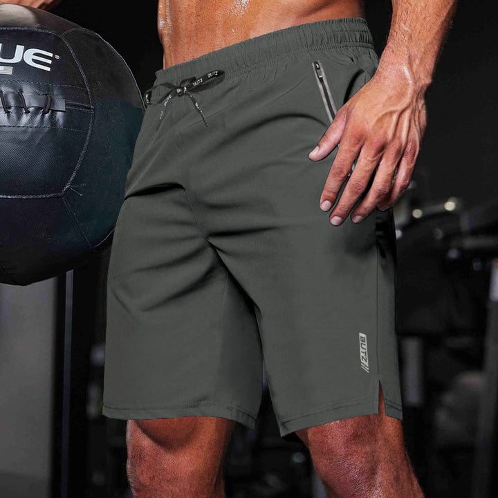 Herren Sportliche Trainingsshorts mit funktionalen Taschen und elastischem Bund Echoarchiv