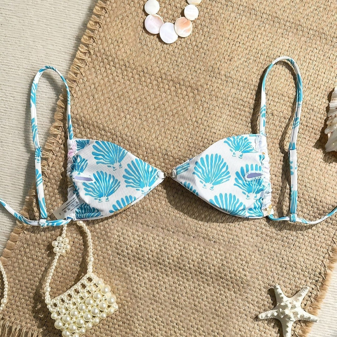 Damen Triangel-Bikini mit maritimen Sternenmuster Echo Archiv