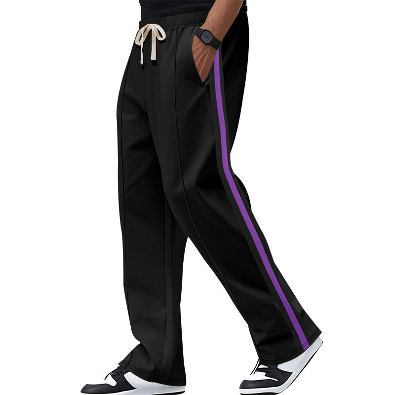 Herren Bequeme Freizeithose mit seitlichem Streifen Echoarchiv